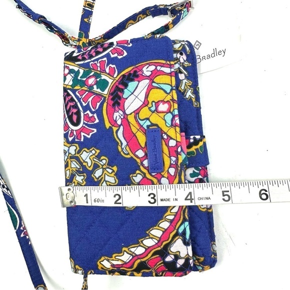 Vera Bradley All Together Crossbody Romantic Paisley Wallet Handbag RFID New - Picture 9 of 10